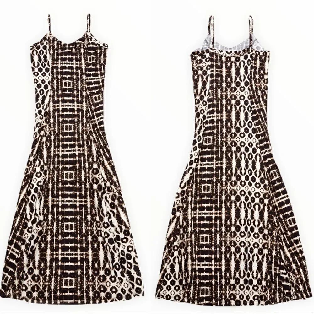 INC International Concepts Batik-Print Maxi Dress